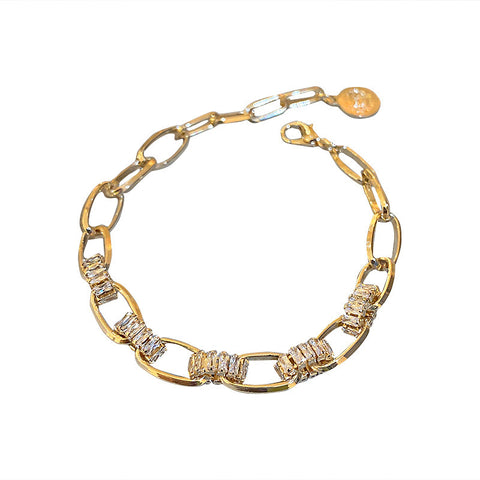 High-Grade Zircon Geometric Bracelet