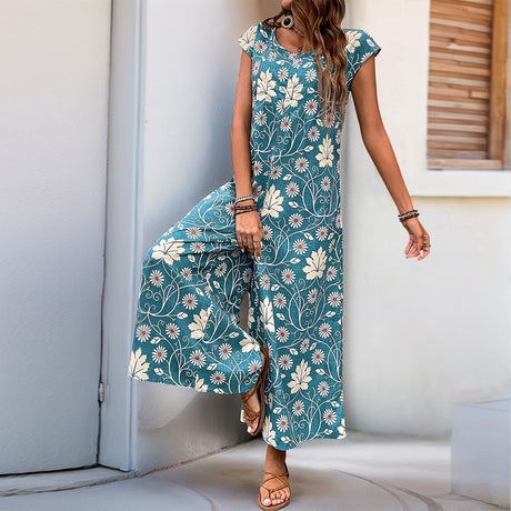 Printed Wide Leg Jumpsuit