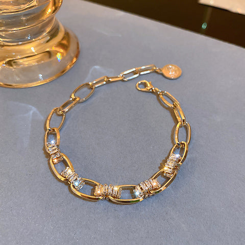 High-Grade Zircon Geometric Bracelet