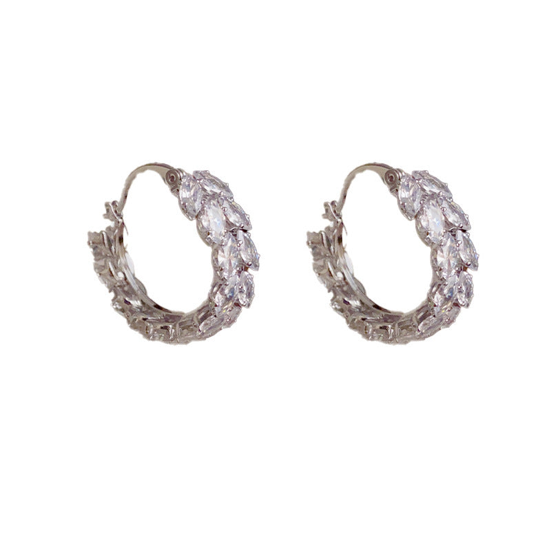 Zircon Wheat Earrings