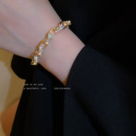 High-Grade Zircon Geometric Bracelet