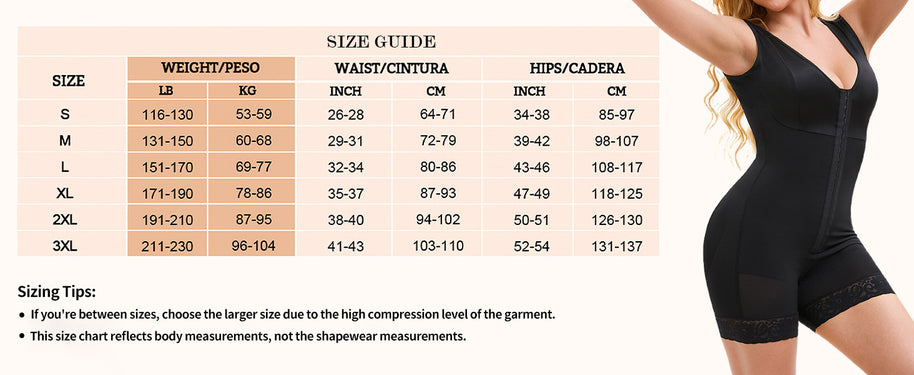 Butt Lifter With Zipper Crotch Full Body Shaper